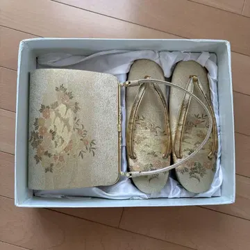 기모노 가방과 조리 세트