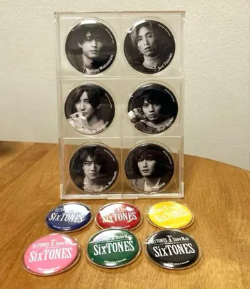 SixTONES 캔뱃지, 보관 케이스 세트 즉시 구매 OK