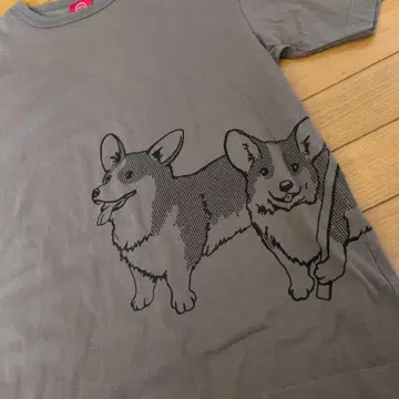 OJICO 남녀 공용 반팔 티셔츠 'CORGI' (코기)