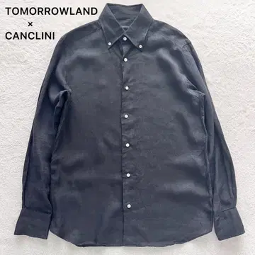 새상품급 TOMORROWLAND CANCLINI 린넨 셔츠 버튼다운