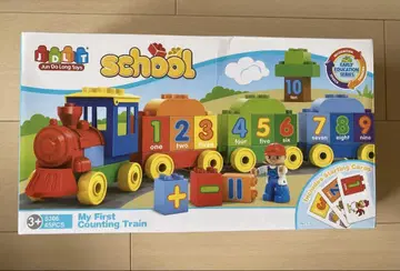 블록 자동차 My First Counting Train 45pcs