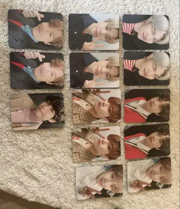 BTS 응원봉 부속품 트레이딩 카드 13장 세트