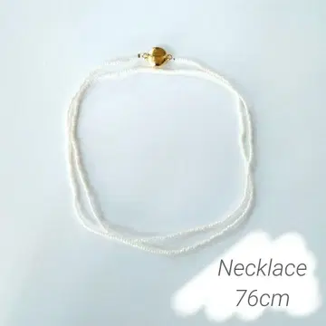 [iyo_f] Necklace 76cm [White] 골드 클로징