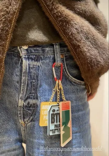 BTN Keychain 키 참 Deuxieme Classe 키링