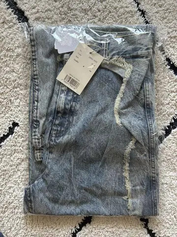 Eaphi RUFFLEDETAIL DENIM PANTS 데님 Eaphi