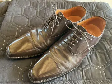 HIROKAWA SCOTCH GRAIN 브라운 드레스 신발 비즈니스
