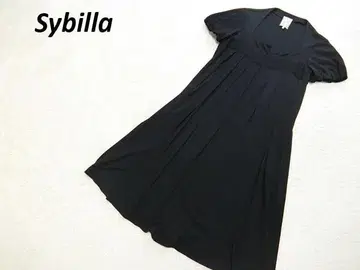 새상품급 시빌라 워셔블 A라인 스트레치 원피스 블랙 M