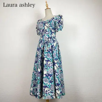 LAURA ASHLEY 퍼프 슬리브 원피스 꽃무늬