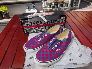 VANS 빨파 체크 마이쿠마이쿠 컬러 엑스포 추천 착용 1회 협의 환영