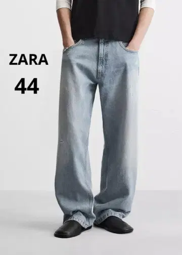 자라 BAGGY FIT 데님 팬츠
