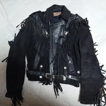 JOHNSONS LA ROCKA MEX TEX 프린지 라이더 재킷
