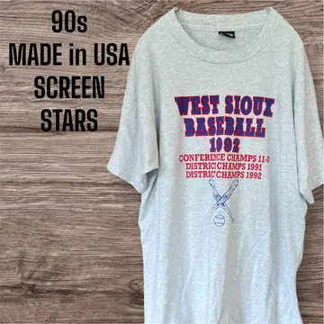 90s USA제 SCREEN STARS 싱글 스티치 사이즈 표기 L