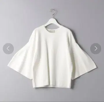 UNITED ARROWS UBC 턱 플레어 슬리브 니트