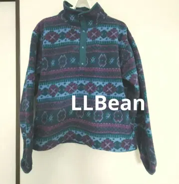 LLBean 기하학 패턴 플리스