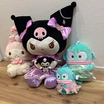 초 빅사이즈 산리오 쿠로미, 마이멜로디, 한교동 봉제 인형 세트