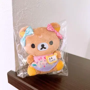 리락쿠마 점장 손바닥 봉제인형 캔디 점장