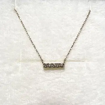 k10 다이아몬드 바 목걸이