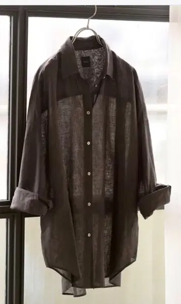 Spick & Span/80 린넨 카슈쿨 빅 셔츠 2024SS