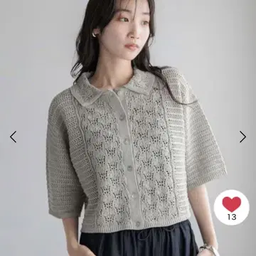 레이시 폴로 니트