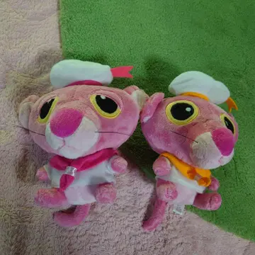 핑크 팬서 봉제 인형 2개 세트 사이즈 약 20cm