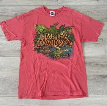Harley Davidson 멕시코 칸쿤 T셔츠 할리 핑크