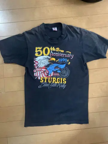 J&Pcycles 1990 USA 빈티지 티셔츠 싱글 후르츠 택