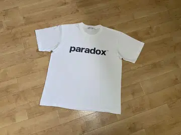 paradox 로고 T셔츠 화이트