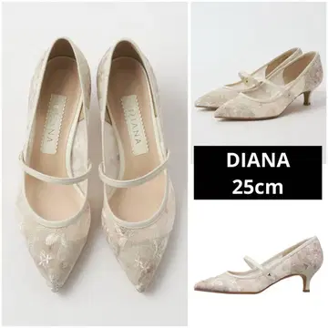DIANA [부케 컬렉션] 메리 제인 펌프스 아이보리 25cm