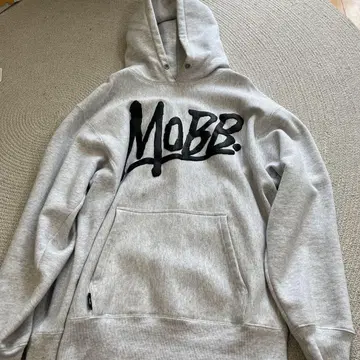 MOBB 그레이 후드티