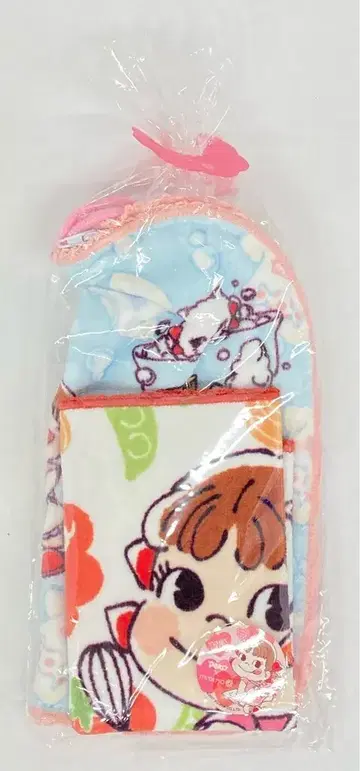 후지야 타월 파우치 페코짱 세탁 패턴