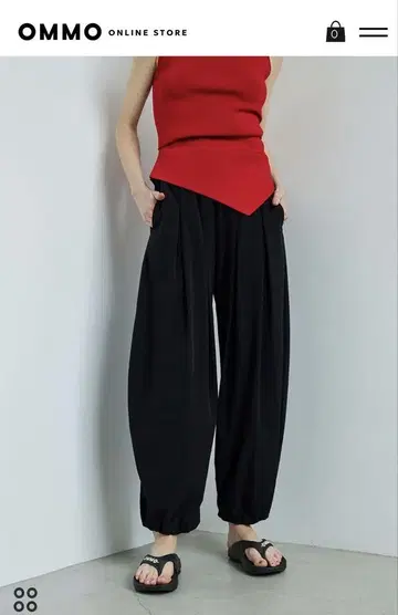 OMMO TUCK BALLOON PT 38 BLACK