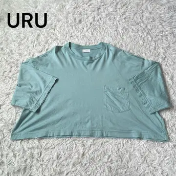 URU 우루 스퀘어 오버 사이즈 티셔츠 민트