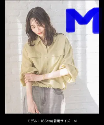 블라우스 셔츠 이지케어 시어 크롭 셔츠
