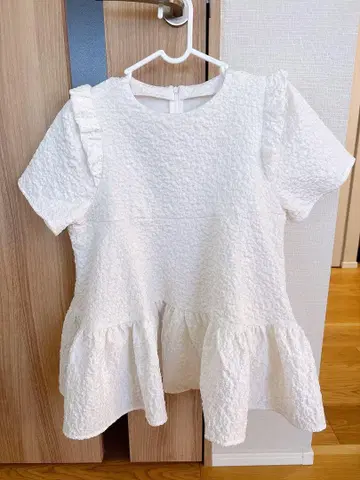 핏모어 플라워 자카드 플라워 상의