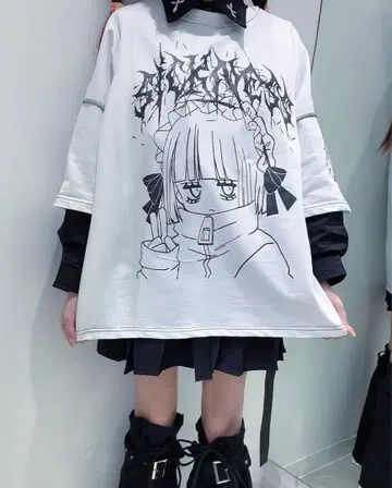 VOLCAN&APHRODITE AZ SICKGIRL BIG 지뢰 티셔츠