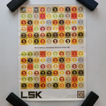 LSK ROOTS R&B 포스터 2000년 디자인 북유럽