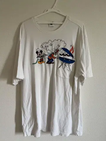 Disney 구제 미키 티셔츠 화이트
