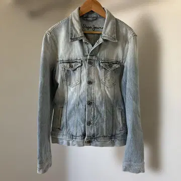Pepe Jeans 라이트 블루 데님 자켓