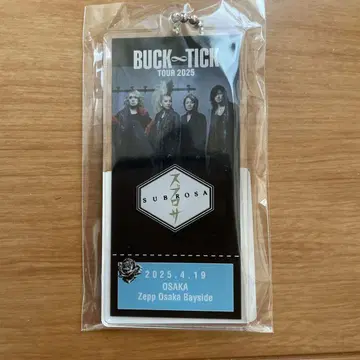 BUCK-TICK 회장 한정판 아크릴 키링 오사카 스브로사