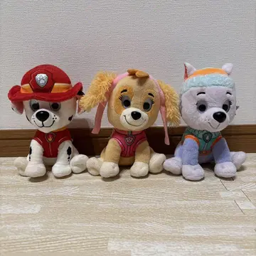 파우 패트롤 봉제 인형 3종 세트