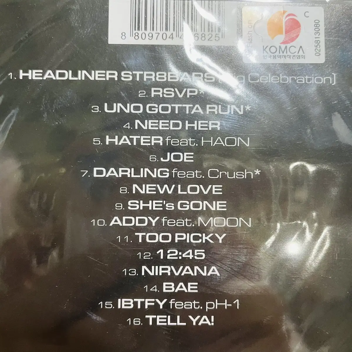 Sealed/CD] Korean Hip Hop Sik-K 2nd Album Headliner (Deluxe