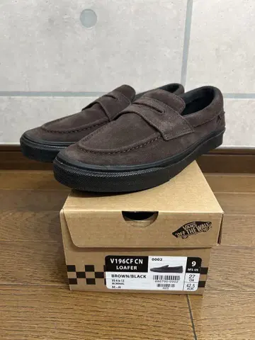 VANS LOAFER 반스 로퍼 스웨이드 브라운 27.0cm