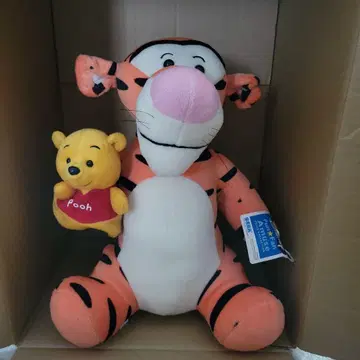 티거와 푸우 핸드 퍼펫으로 놀자 봉제 인형 슈퍼 점보!!
