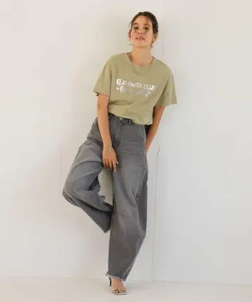 BAYFLOW [변형 실루엣] 볼륨 커브 청바지 S 사이즈
