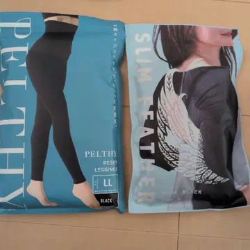 PELTHY RESET LEGGINGS LL 사이즈 블랙