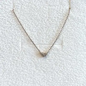 k10 V자형 다이아 목걸이