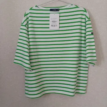 세인트 제임스 TEE LOOSE T3 화이트/그린