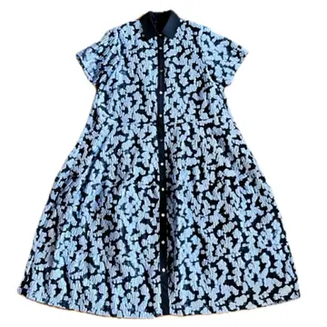 LE CIEL BLUE 시어 자카드 원피스