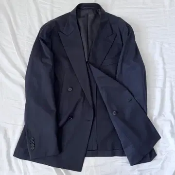 정가 4.6 2XL UNITED ARROWS 테일러드 자켓 더블 네이비