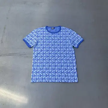 00s Helly hansen 올 패턴 반팔 링거 셔츠 티셔츠 남성용
